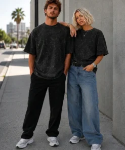 Overwashed Oversized Modelo 123U. Color Azul