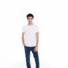 Imagen de producto Playera cuello redondo para caballero poliester. Modelo 4000C. Color Blanco