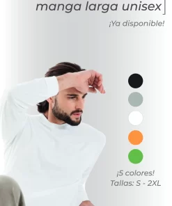 Imagen de producto Playera Manga Larga Cuello Redondo. Modelo 410ULS-