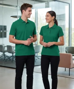 Polo Poliester Micro Waffle Unisex Modelo 903U_JadeGreen. Playerytees