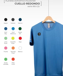 Imagen producto Playera Deportiva Poliester Cuello Redondo para Dama. Modelo 950 D. BANNER