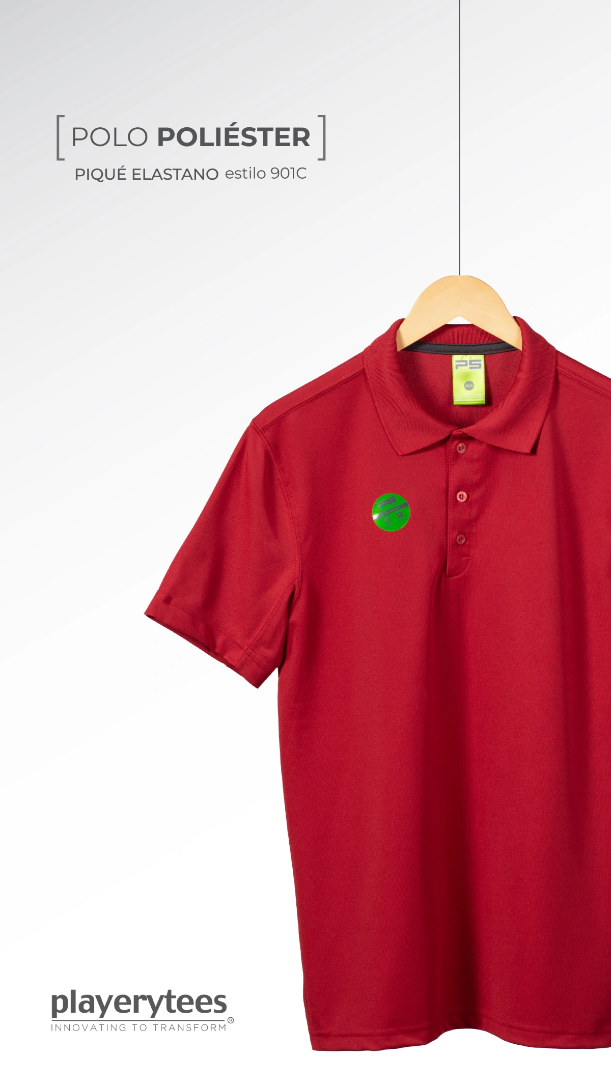 Image de producto Polo Poliester Pique Elastano Modelo 901C.
