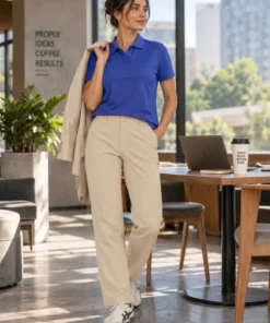 Polo Camping 113D. Marca Wusstek. Color AR. Look completo pantalon 310U