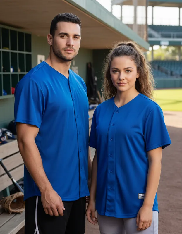 Imagen de Portada producto Playera Baseball Wusstek. Modelos 116U Color Azul Rey